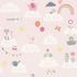 Kids Wallpaper animals hello clouds rose Rasch 249453 1