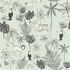 Kids Wallpaper jungle animals blue white Rasch 531800 1