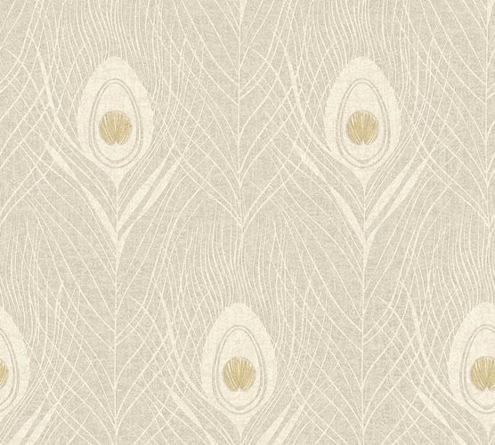 Article picture Wallpaper feather peacock  36971-7