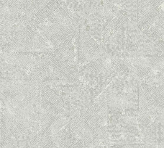 Non-Woven Wallpaper Rhombus Vintage light grey 36974-7