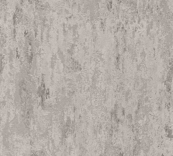 Non-Woven Wallpaper Patina grey silver Metallic 32651-6