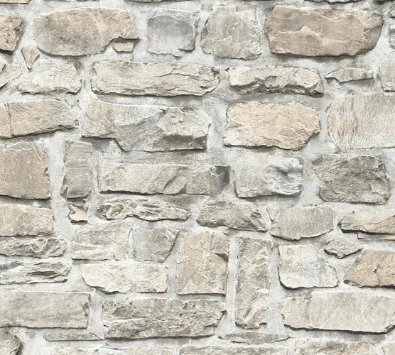Non-Woven Wallpaper Virgin Stonewall beige grey 36370-2