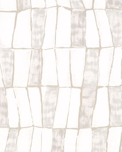 Illustration Wallpaper Grid Abstract white Metallic 31220