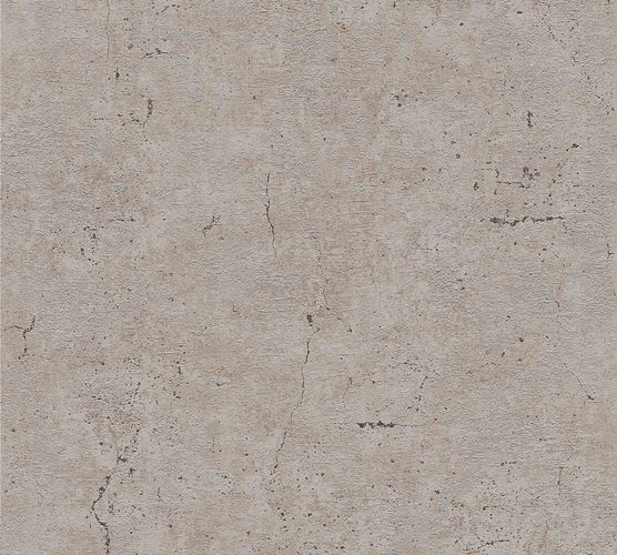 Non-Woven Wallpaper Concrete Vintage brown grey brown