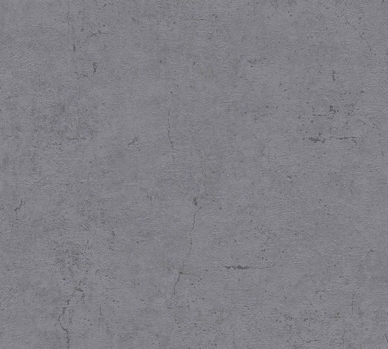 Non-Woven Wallpaper Concrete grey anthracite Gloss