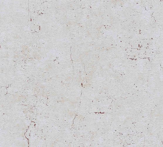 Non-Woven Wallpaper Concrete Vintage blue grey red Gloss
