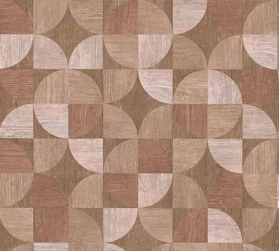 Non-Woven Wallpaper Wood Retro brown 36913-4