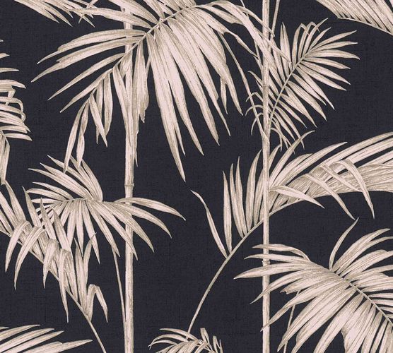 Non-Woven Wallpaper Bamboo Leaves Design blackpink