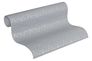 Non-Woven Wallpaper Graphic Cubes blue grey silver Glitter 3