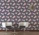 Non-Woven Wallpaper Flowers anthracite pink 36921-2 3