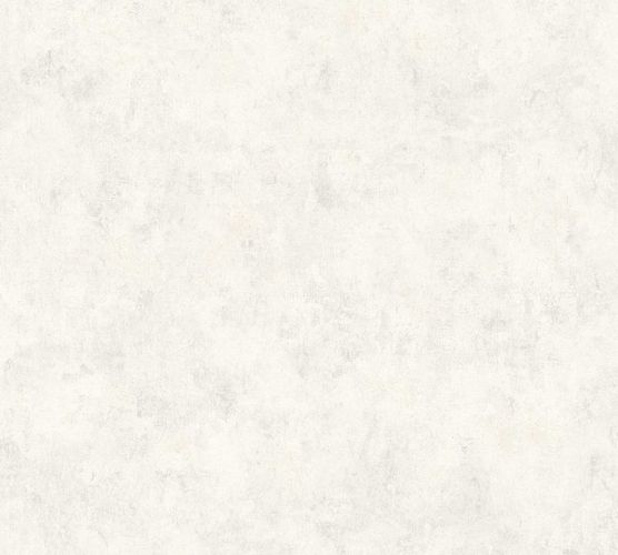 Non-Woven Wallpaper Concrete cream white grey Gloss
