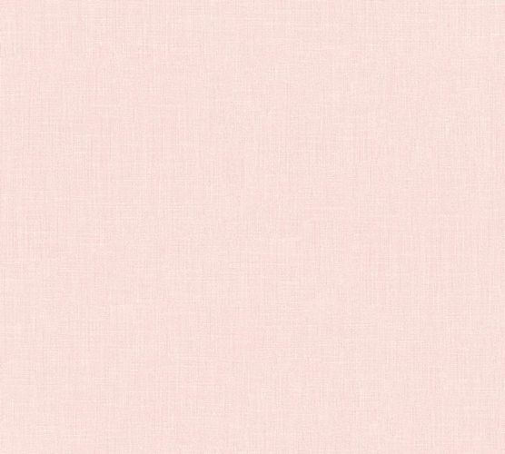 Non-Woven Wallpaper Textile Look Uni pink cream 36925-2