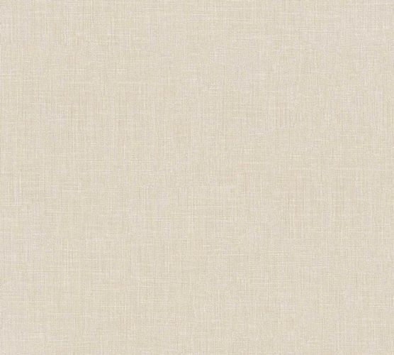 Non-Woven Wallpaper Textile Look Uni cream beige cream