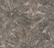 Non-Woven Wallpaper Leaves Fern anthracite beige Gloss 1