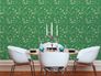 Non-Woven Wallpaper Leaves green gold Gloss 36927-3 4