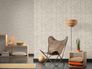 Non-Woven Wallpaper Concrete Graphic cream beige Gloss 4