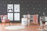 Kids Wallpaper Cat Doe black white Glitter 36991-3 2