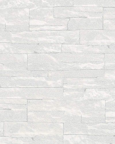Non-Woven Wallpaper 3D sandstone wall light grey 58414