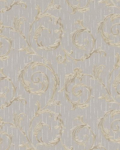 Image Non-Woven Wallpaper  Floral taupe gold 30609