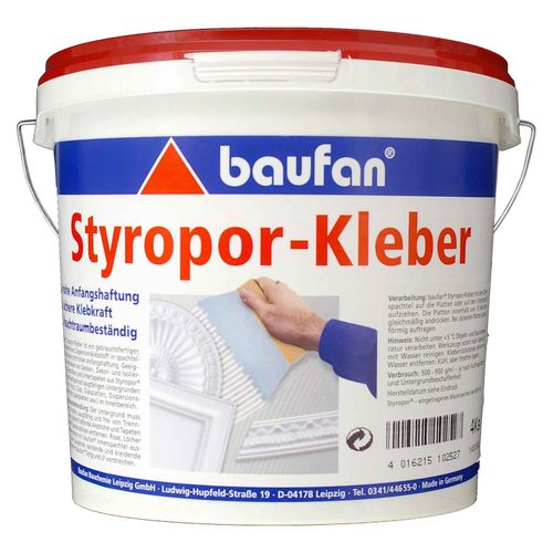 Baufan polystyrene adhesive 4 kg solvent-free adhesive
