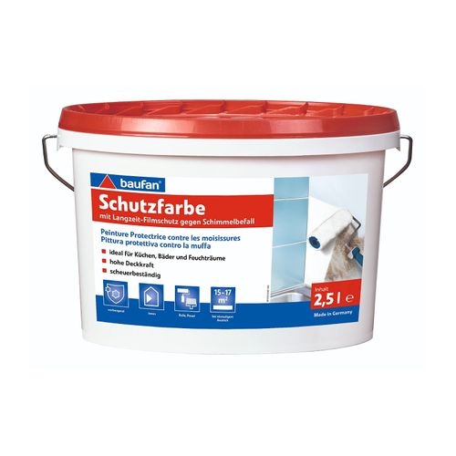 Baufan protective paint 2.5 l mould kitchen bathroom