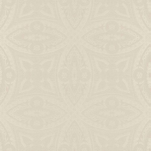 Non-Woven Wallpaper Ornaments white gold Gloss 529715