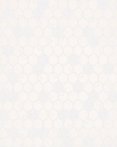 Image Non-Woven Wallpaper Hexagons Gloss Novamur 6731-20