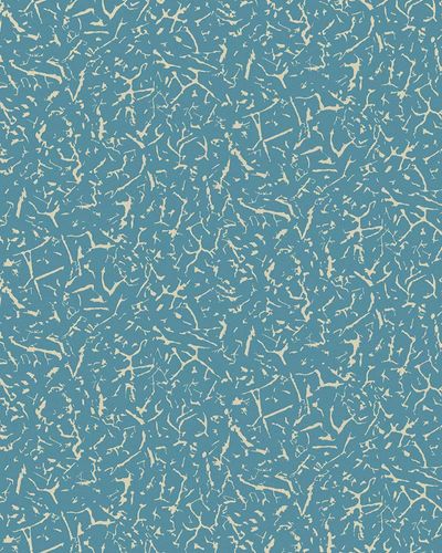Non-Woven Wallpaper Cracks blue gold Gloss 6744-20
