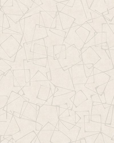 Non-Woven Wallpaper Rectangles beige Gloss 6745-10