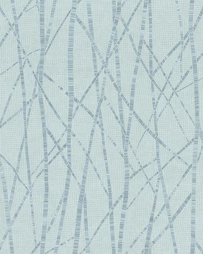 Non-Woven Wallpaper Branch green blue Gloss 6747-10