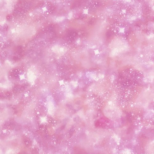 Kid's Wallpaper Space Stars pink Glitter Rasch 273212