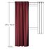Loop Curtain Galdin plain dimming bordeaux 5951-81 7