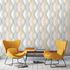 Image Vinyl Wallpaper Waves GranDeco PP3701 2