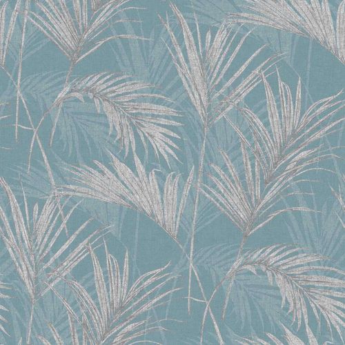 Image Vinyl Wallpaper Palm Leaves metallic MY2002