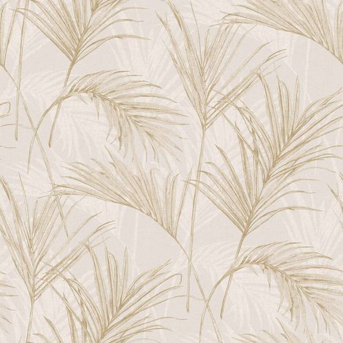 Image Vinyl Wallpaper Palm Leaves metallic MY2004