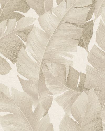 Image Non-Woven Wallpaper Leaves metallic 31625