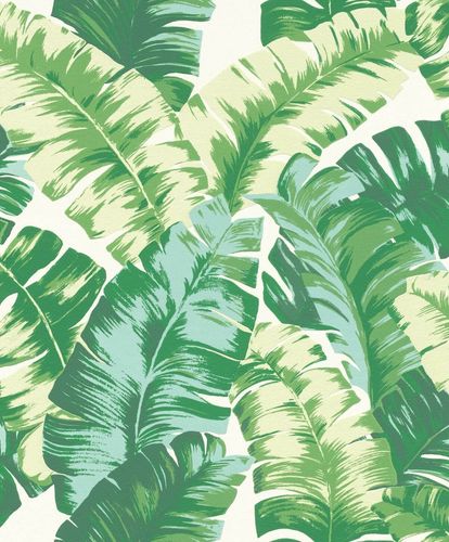 Photo Non-Woven Wallpaper Rasch Leaves Floral 535648