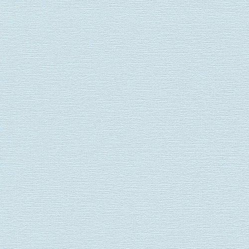 non-woven wallpaper structured plain design light blue 36713-5