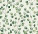 Non-Woven Blossom Leaves white green 37044-1 1
