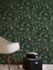 Non-Woven Jungle Birds black green 37210-1 3