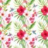 Photo Wallpaper Digital Hummingbird white DD116608 1