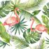 Photo Wallpaper Digital Floral Flamingo white DD116612 1