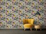 Non-Woven Wallpaper Jette Flowers cream green 37336-1  5