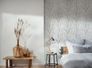 Non-Woven Wallpaper Branches grey silver metallic 37260-2 3