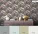 Non-woven wallpaper blossoms green grey purple 37392-1 6
