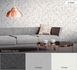 Non-woven wallpaper rhombuses greywhite silver 37394-2 6