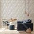 Non-woven wallpaper leaves cream brown 37396-2 5