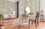 Non-woven wallpaper tiles beige cream silver 37406-4 5