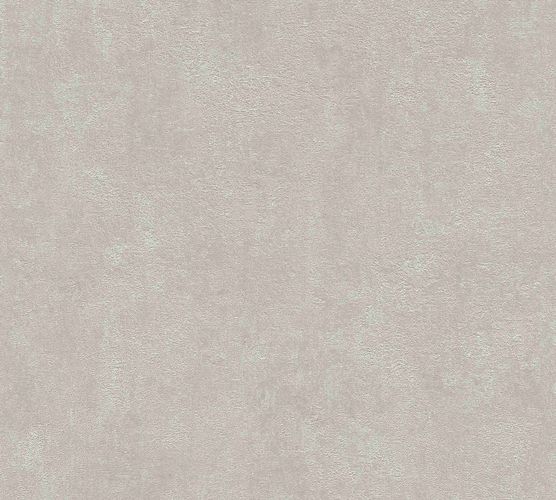 Non-woven wallpaper plain structure taupe 37418-1