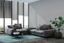 Non-woven wallpaper plain structure grey 37418-2 5